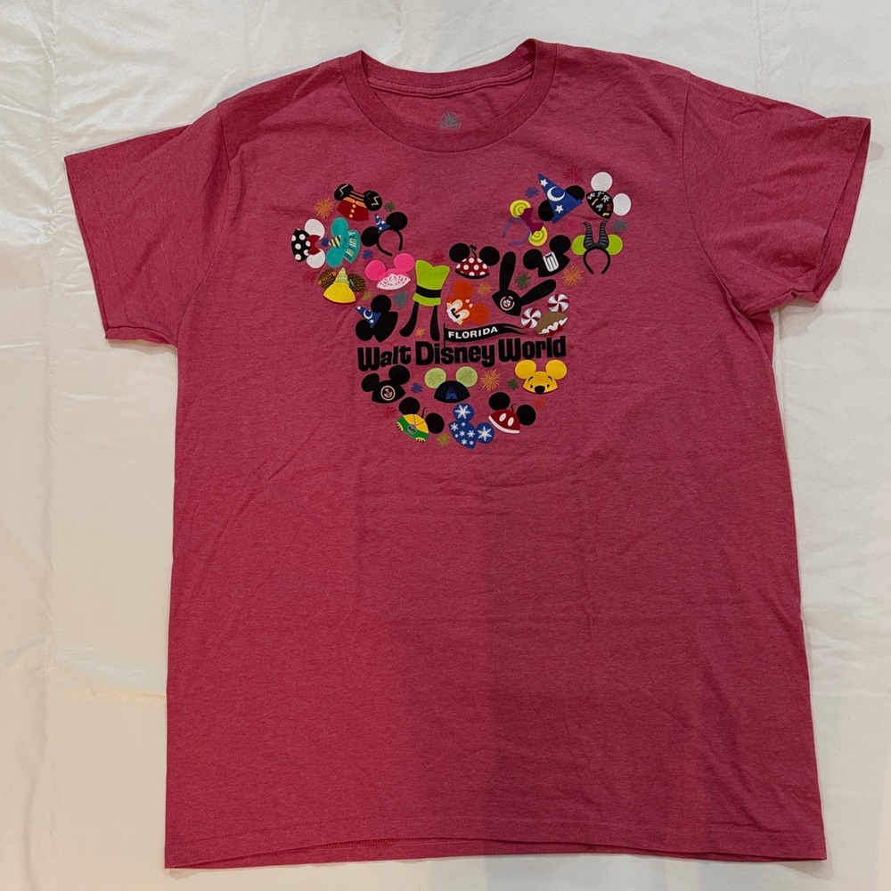 Disney Pink T-Shirt with Colorful Graphic